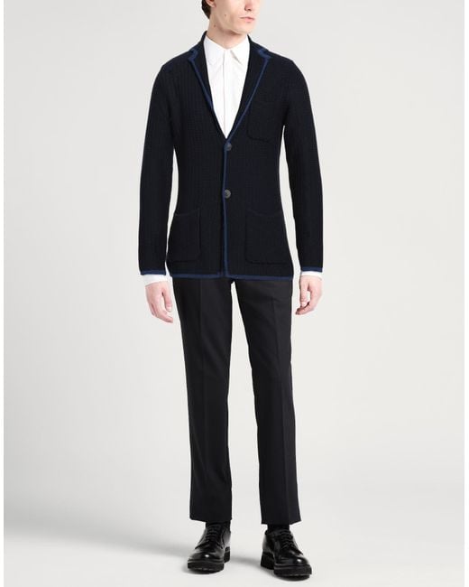 Giorgio Armani Blue Cardigan for men