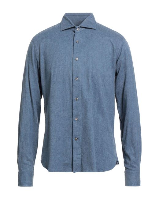 Orian Blue Shirt Cotton for men