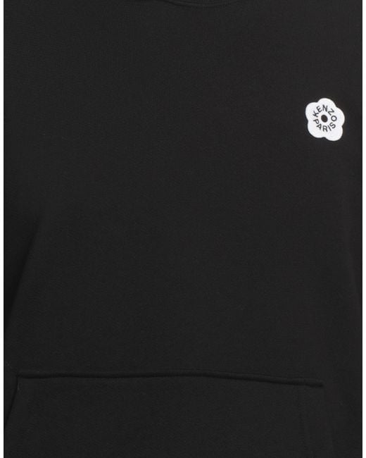KENZO Black Sweatshirt Cotton, Elastane for men