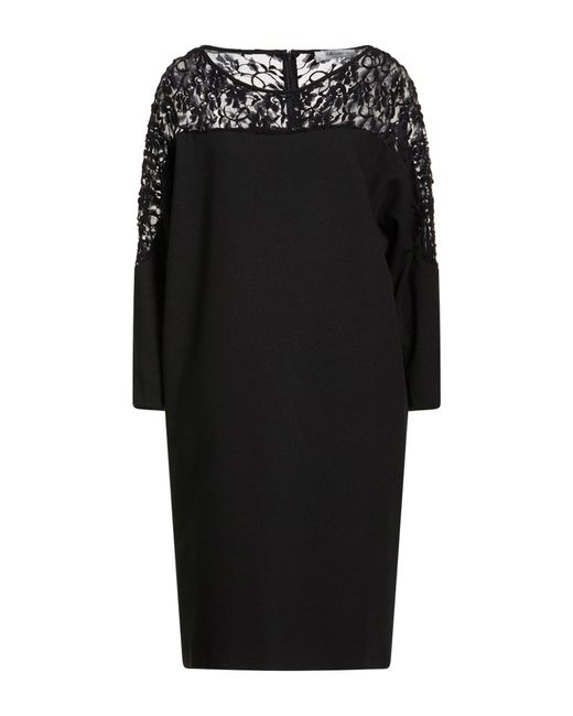 Blugirl Blumarine Black Midi Dress Polyamide, Polyester, Viscose, Elastane