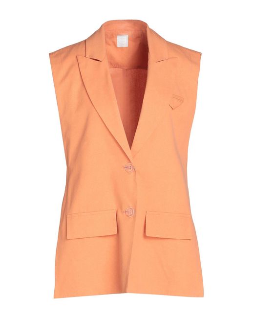 8 by YOOX Orange Suit Jacket