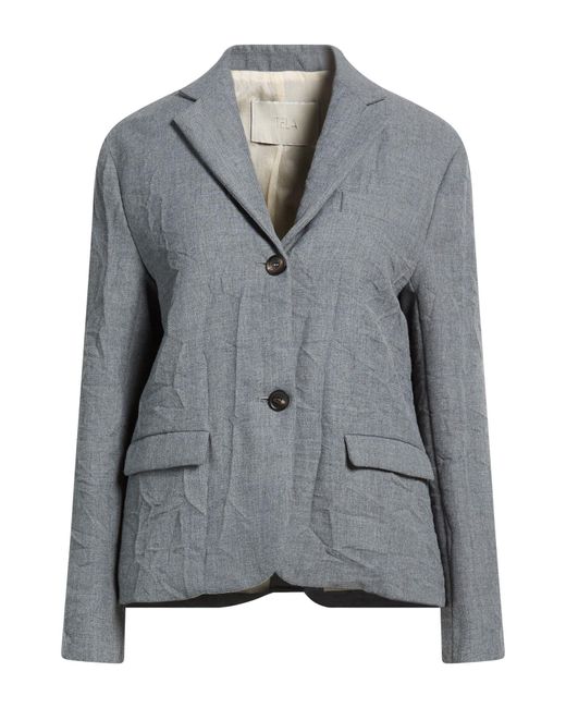 Tela Gray Blazer