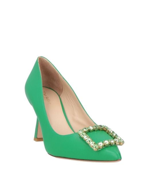 The Seller Green Pumps