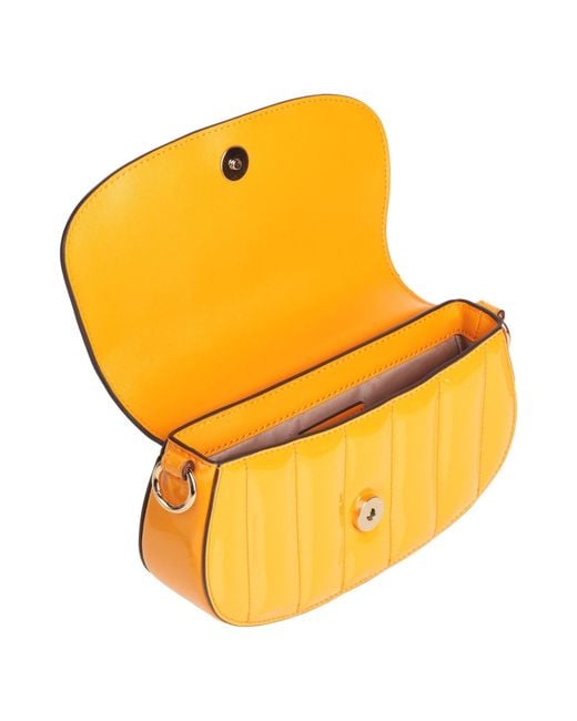 MICHAEL Michael Kors Yellow Cross-Body Bag Textile Fibers