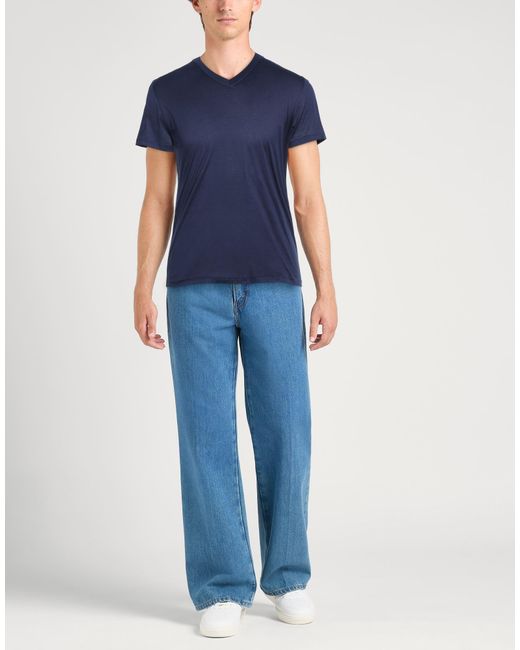 Low Brand Blue T-Shirt Cotton for men
