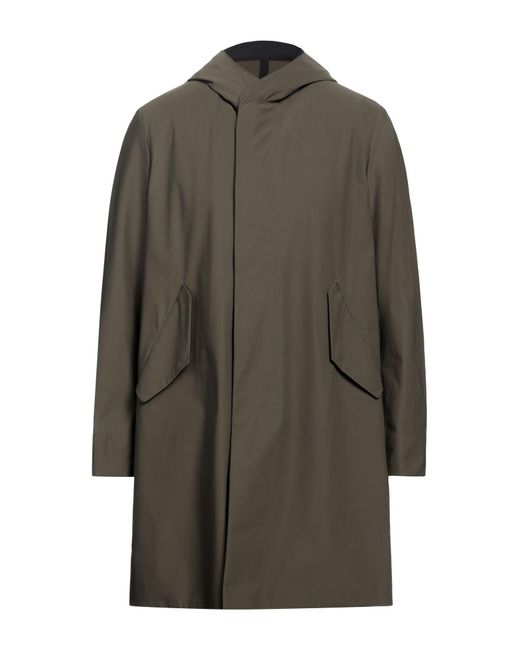 Harris Wharf London Gray Overcoat & Trench Coat for men