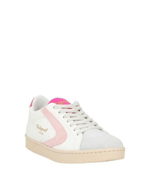 Valsport Pink Sneakers Leather, Textile Fibers