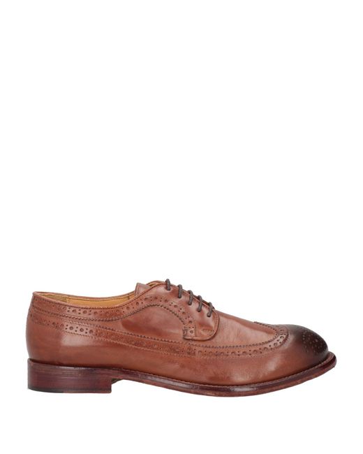 JP/DAVID Brown Lace-up Shoes for men