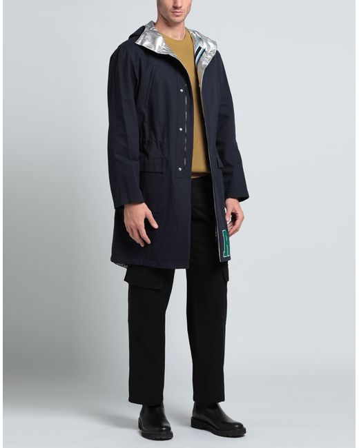 Raf Simons Blue Overcoat & Trench Coat for men