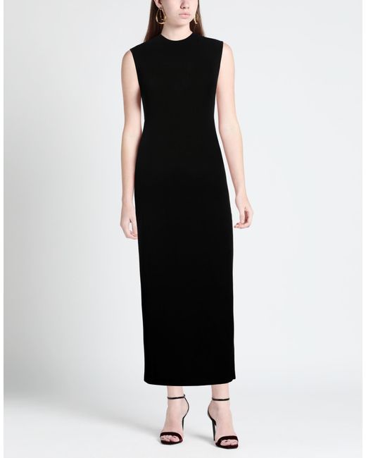 Sportmax Black Maxi Dress