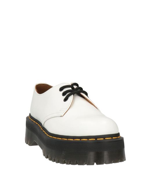 Stringate di Dr. Martens in White