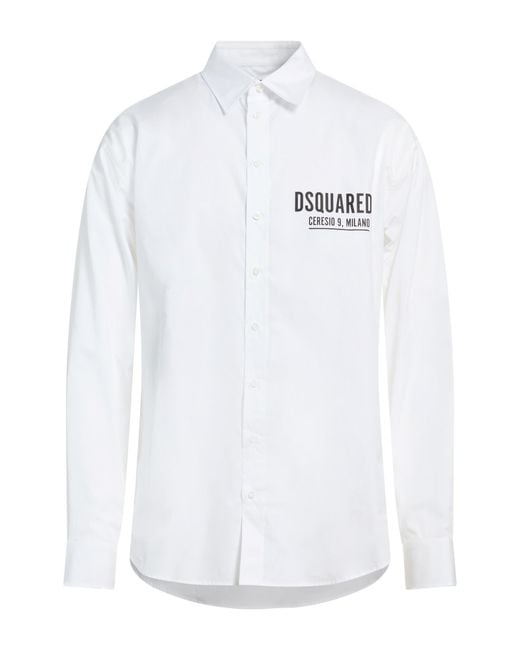 Chemise DSquared² pour homme en coloris White