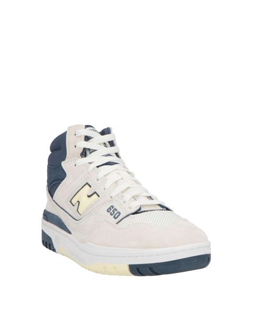 New Balance White Trainers for men