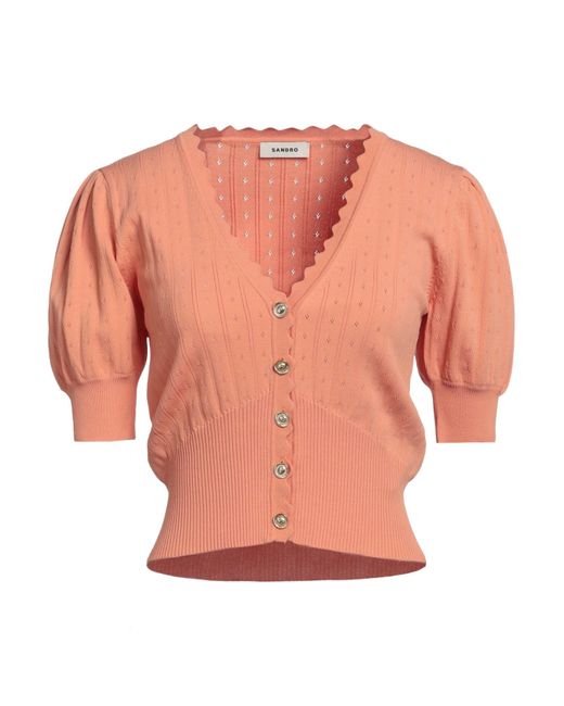 Sandro Pink Cardigan
