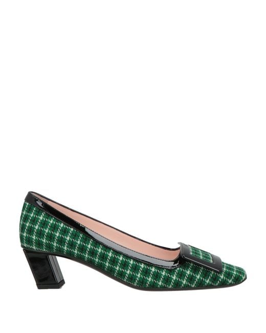 Roger Vivier Green Pumps