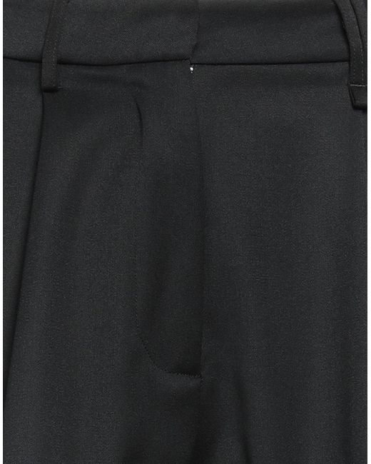 Simone Rocha Black Shorts & Bermuda Shorts Polyester, Virgin Wool