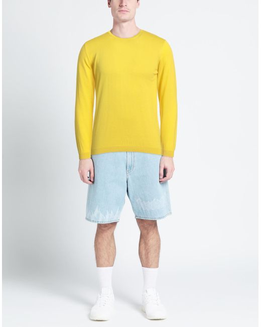 Roberto Collina Yellow Jumper for men