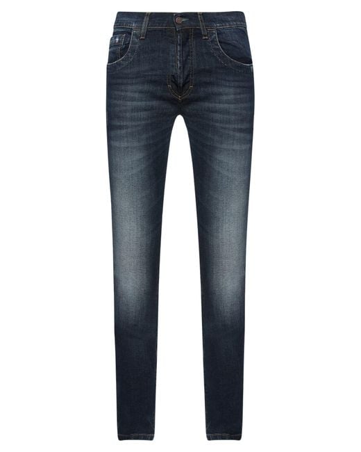 Bikkembergs Blue Denim Trousers for men