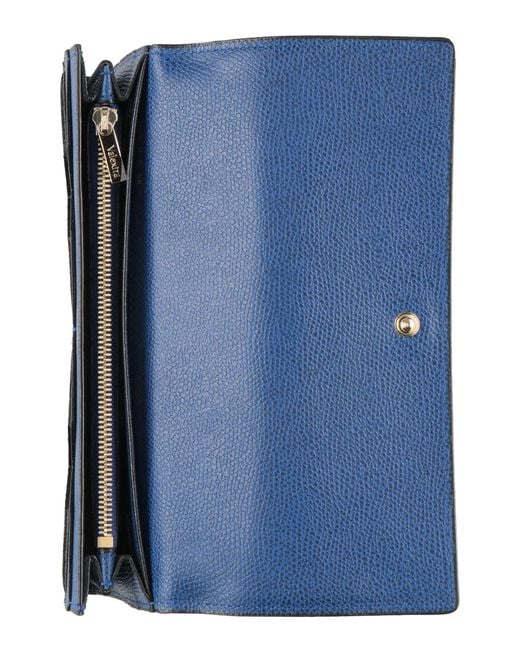 Valextra Blue Brieftasche