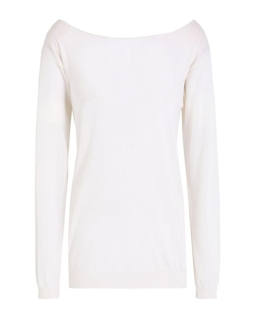 Rochas White Pullover