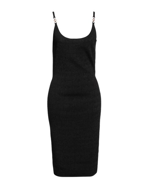 Versace Black Midi-Kleid