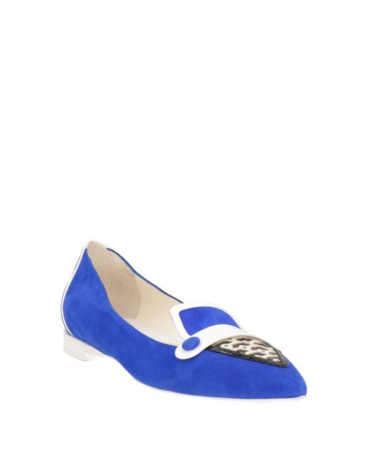 Pollini Blue Loafers