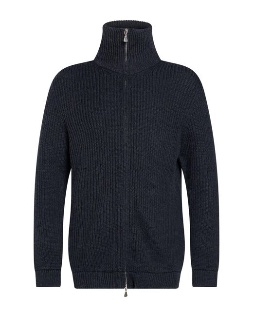 Alpha Studio Blue Cardigan for men