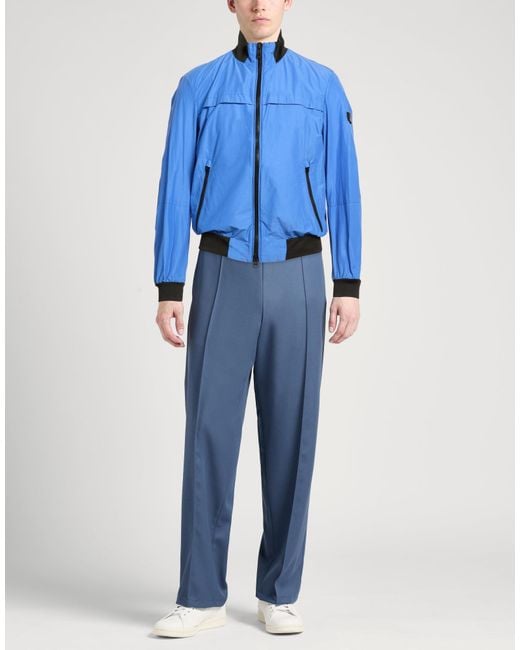 Peuterey Blue Azure Jacket Cotton, Polyamide for men