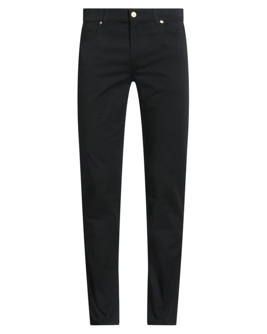 Moschino Black Couture Pants Cotton, Elastane for men