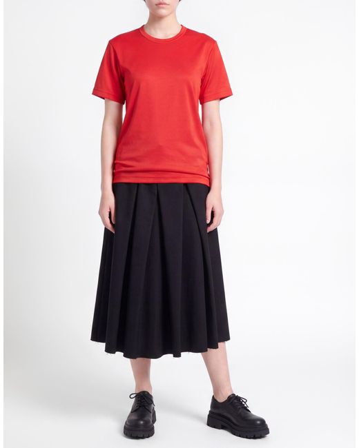 Comme des Garçons Red T-Shirt Polyester