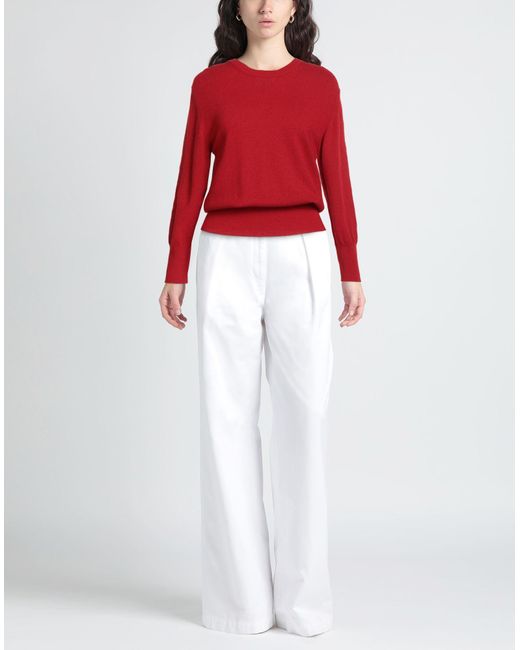 N.O.W. ANDREA ROSATI CASHMERE Red Sweater Wool, Viscose, Cashmere, Nylon