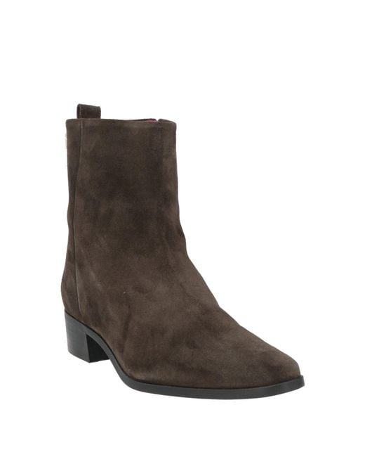 Tommy Hilfiger Brown Ankle Boots