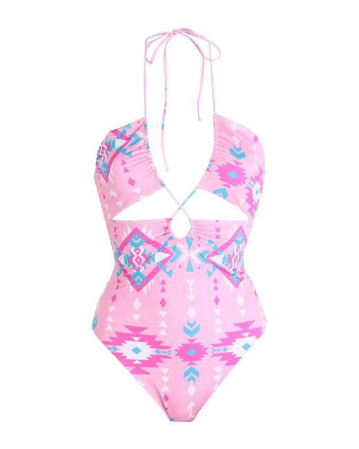 Mc2 Saint Barth Pink One-piece Swimsuit
