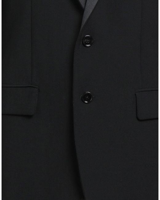 Dondup Black Blazer Virgin Wool for men