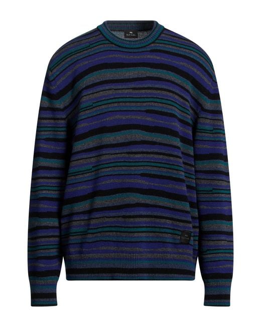 Paul Smith Blue Sweater Wool, Polyamide for men