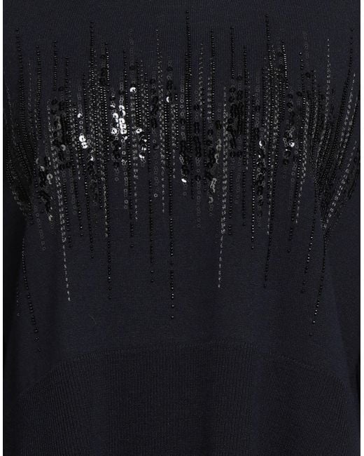 Dondup Blue Midnight Turtleneck Wool