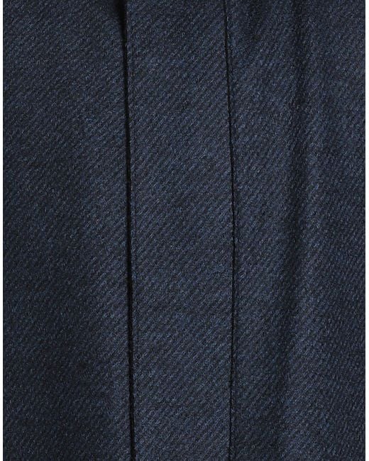 Harris Wharf London Blue Midnight Coat Virgin Wool, Polyamide for men