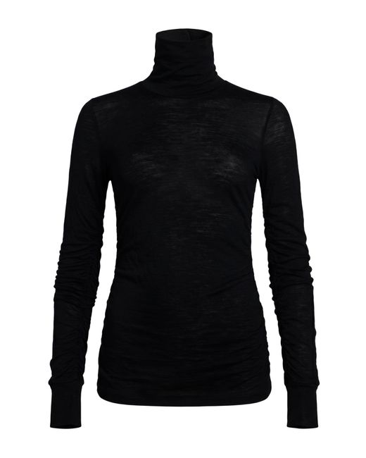 Dondup Black Top Wool, Polyamide
