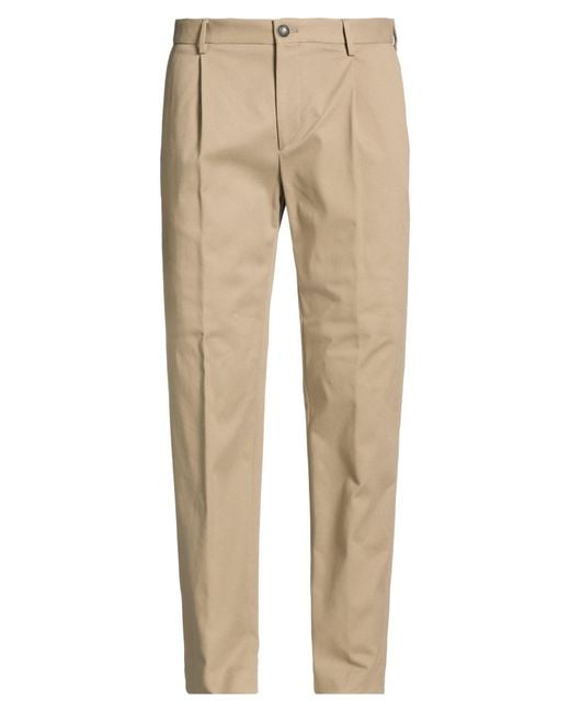 Tagliatore Natural Pants Cotton, Elastane for men