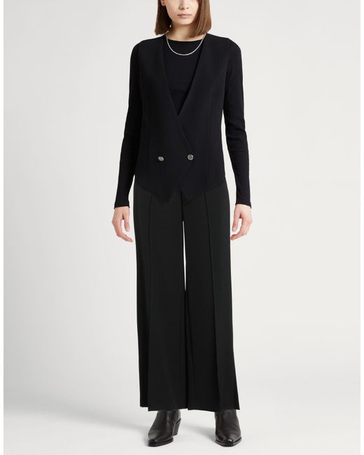 Liu Jo Black Better Pants Polyester, Elastane