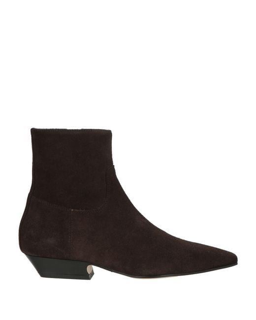 Semicouture Brown Ankle Boots Leather