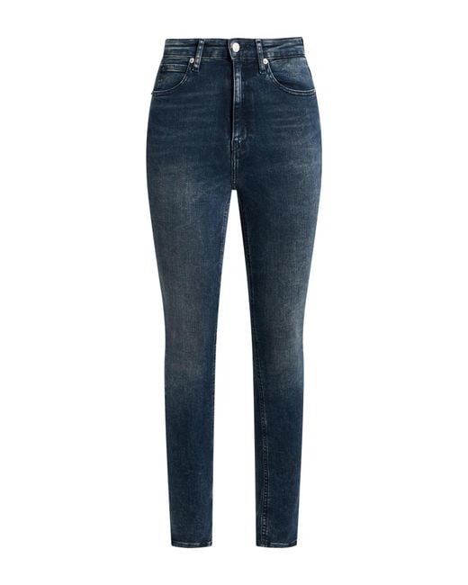 Calvin Klein Blue Midnight Jeans Cotton, Polyester, Elastane