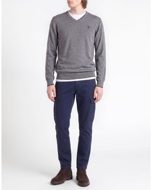 Aeronautica Militare Gray Jumper for men