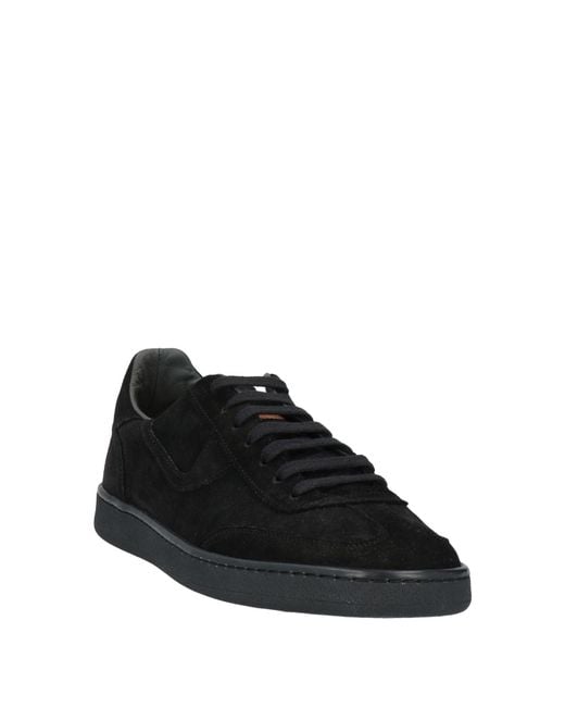 Moma Black Sneakers Leather for men