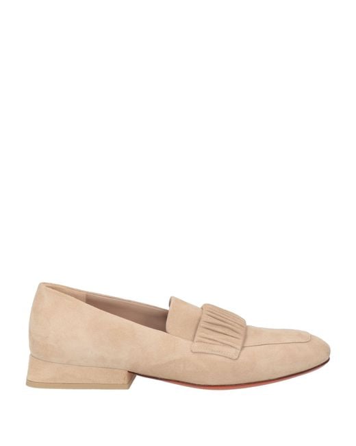 Santoni Natural Loafers