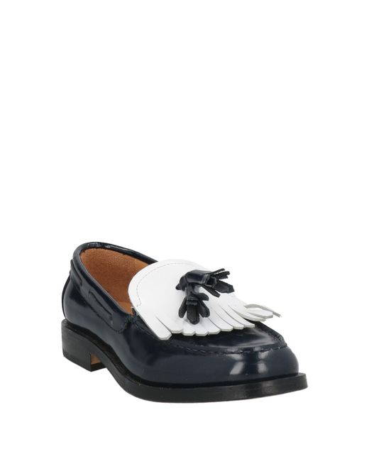 Gallucci Blue Loafers Leather