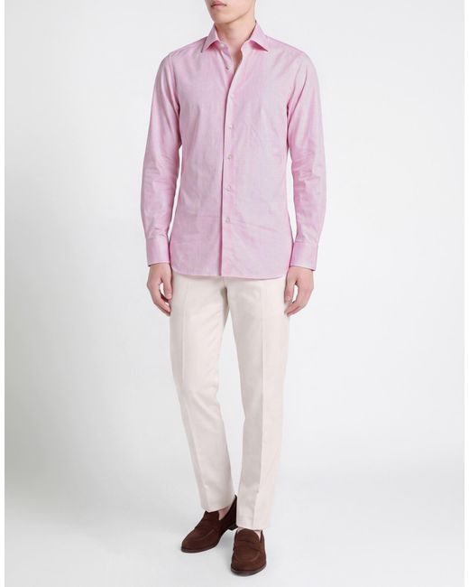Sonrisa Pink Light Shirt Organic Cotton for men