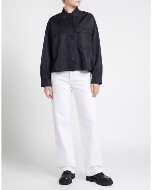 Weekend by Maxmara Blue Midnight Jacket Polyamide