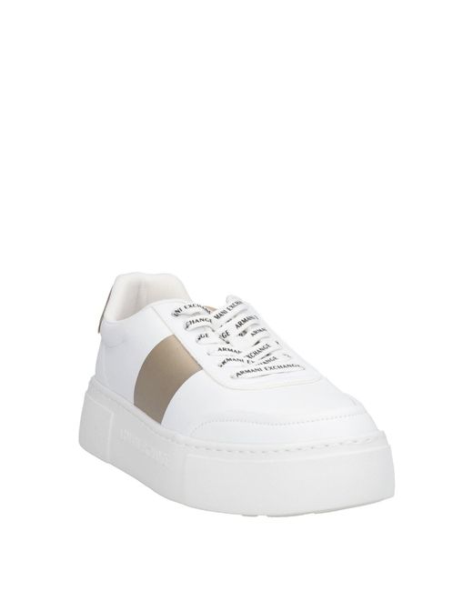 ARMANI EXCHANGE White Trainers