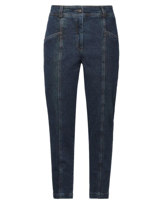Cappellini By Peserico Blue Denim Trousers